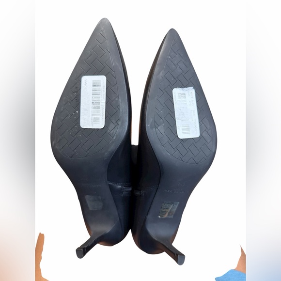 Kurt Geiger Black Leather Knee-High Kitten Heel Boots EU 38.5 / US 8.5 NEW - Picture 4 of 9